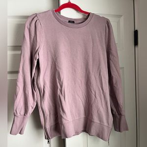 GAP Side Zip Puff Sleeve Maternity Sweatshirt
